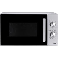MIKROWELLE MW-G 25.5  - Edelstahlfarben/Schwarz, Trend, Kunststoff/Metall (43,2/25,1/33cm) - Silva Homeline