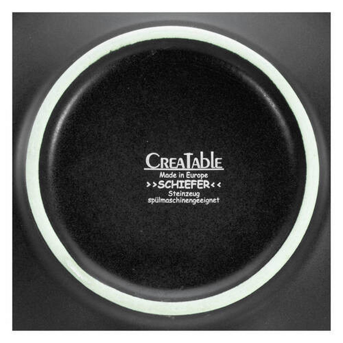 PASTATELLER Steinzeug 4-teilig  - Anthrazit, Trend, Keramik (27cm) - Creatable