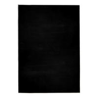FLACHWEBETEPPICH Wohnzimmer 160/230 cm Schwarz rechteckig  - Schwarz, Basics, Textil (160/230cm) - Kayoom