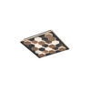 LED-DECKENLEUCHTE - Schwarz, Design, Metall (55/55/7,5cm) - Cinque
