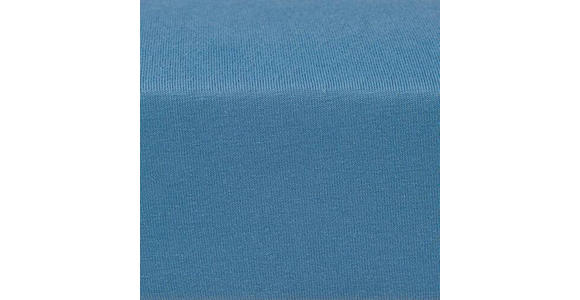 BOXSPRING-SPANNLEINTUCH 90/220 cm  - Blau, KONVENTIONELL, Textil (90/220cm) - Novel