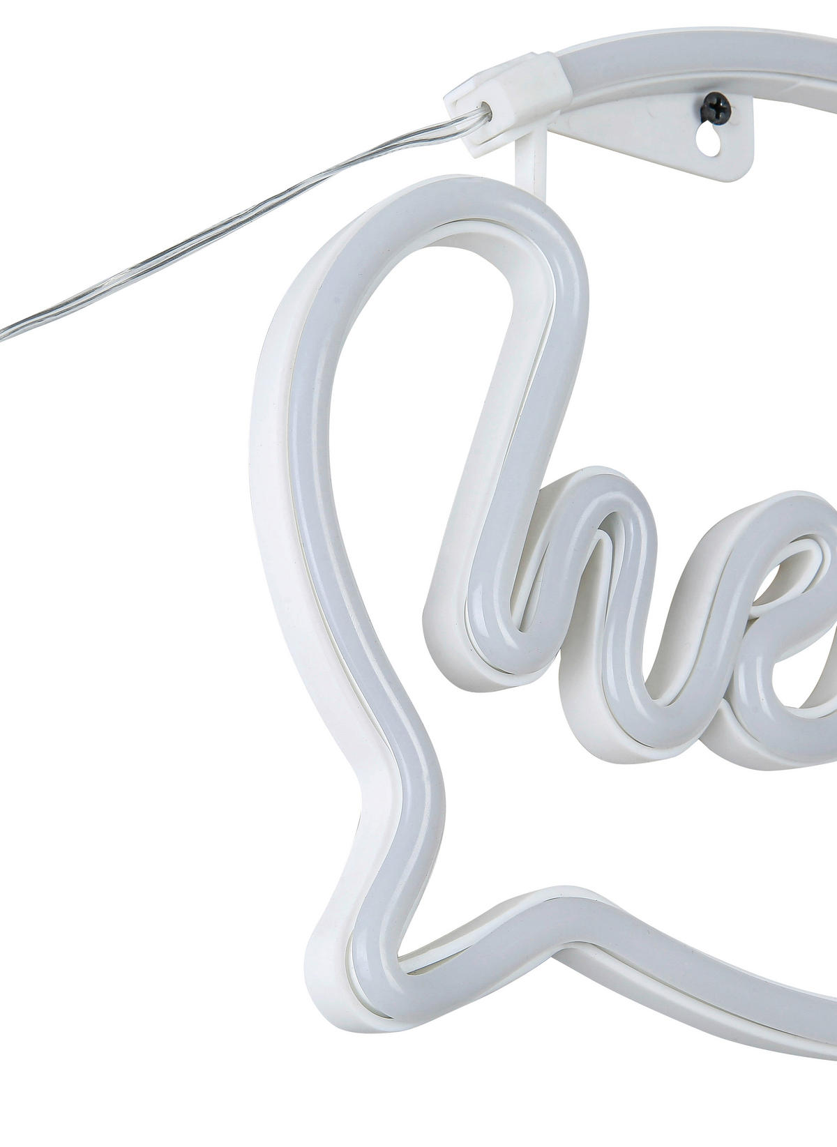 LED FALILÁMPA - áttetsző/fehér, Trend, műanyag (29,7/21/1,7cm) - Boxxx