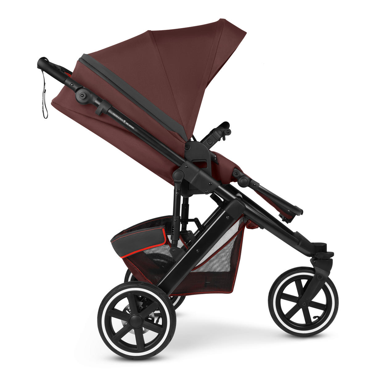 JOGGER Salsa 5 Run  - Beere/Schwarz, Basics, Textil/Metall (65/122/95cm) - ABC Design