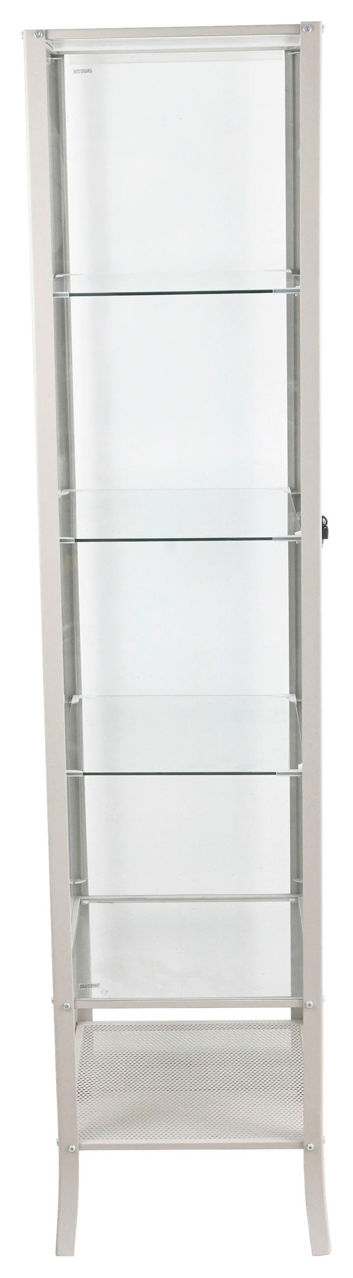 VITRINE in Kaschmir  - Kaschmir/Transparent, Basics, Glas/Metall (45/180/40cm) - Xora