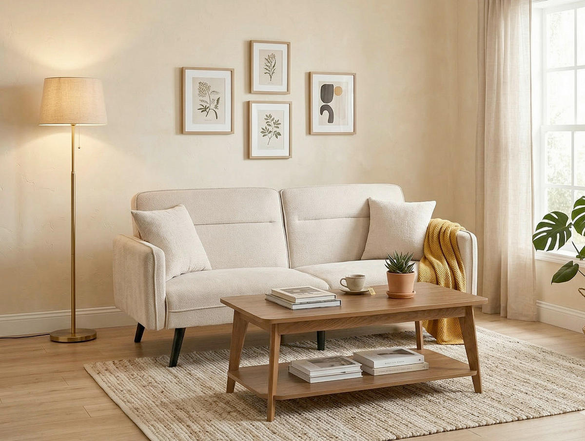 COUCHTISCH in Holzwerkstoff 110/55/39,7 cm  - Eichefarben, MODERN, Holzwerkstoff (110/55/39,7cm) - MID.YOU