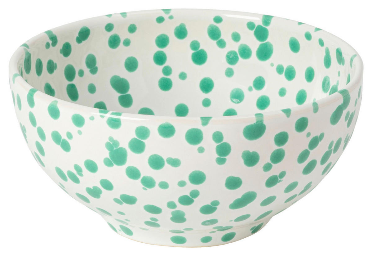 KOMBISERVICE Blau, Weiß Hochglanz RAFAELA 4-teilig 1 Personen  - Blau/Weiß Hochglanz, Basics, Keramik - Costa Nova