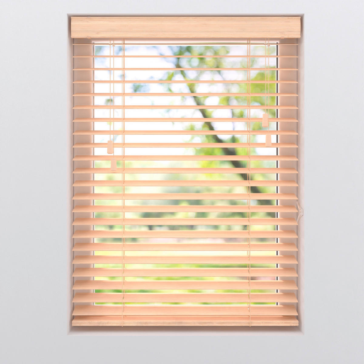 JALOUSIE  - Naturfarben, Natur, Holz (60/130cm)