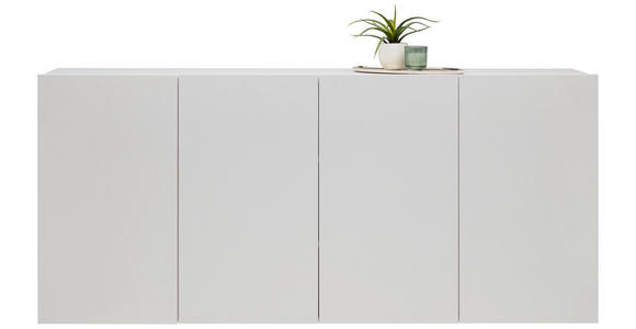 HÄNGESIDEBOARD Weiß  - Weiß, MODERN, Holzwerkstoff (180/80/42cm) - Hom`in