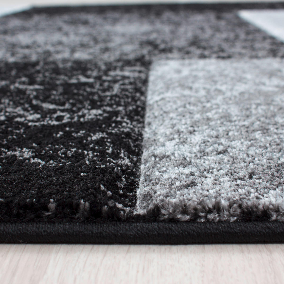 FLACHWEBETEPPICH 280/370 cm Hawaii Schwarz  - Schwarz, Design, Textil (280/370cm) - Novel