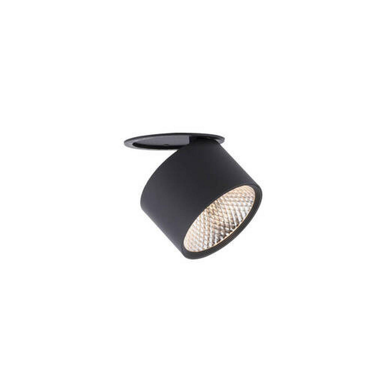 LED-DECKENLEUCHTE 15/15/16 cm   - Schwarz, Basics, Kunststoff/Metall (15/15/16cm) - Neuhaus PURE