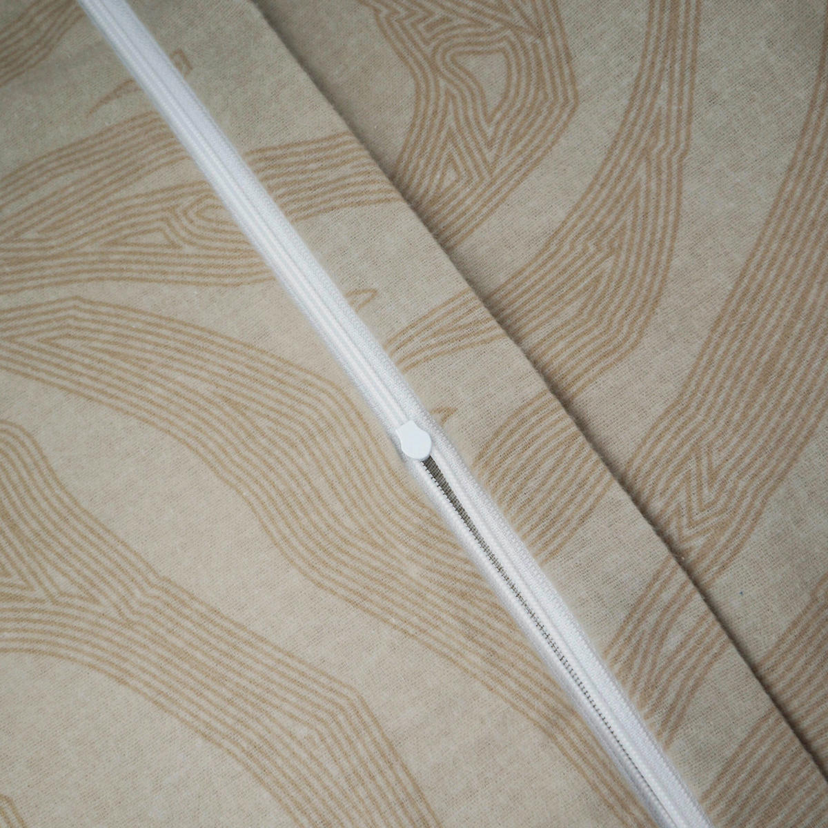 BETTWÄSCHE Flanell 140/220 cm  - Beige, Basics, Textil (140/220cm) - Florella