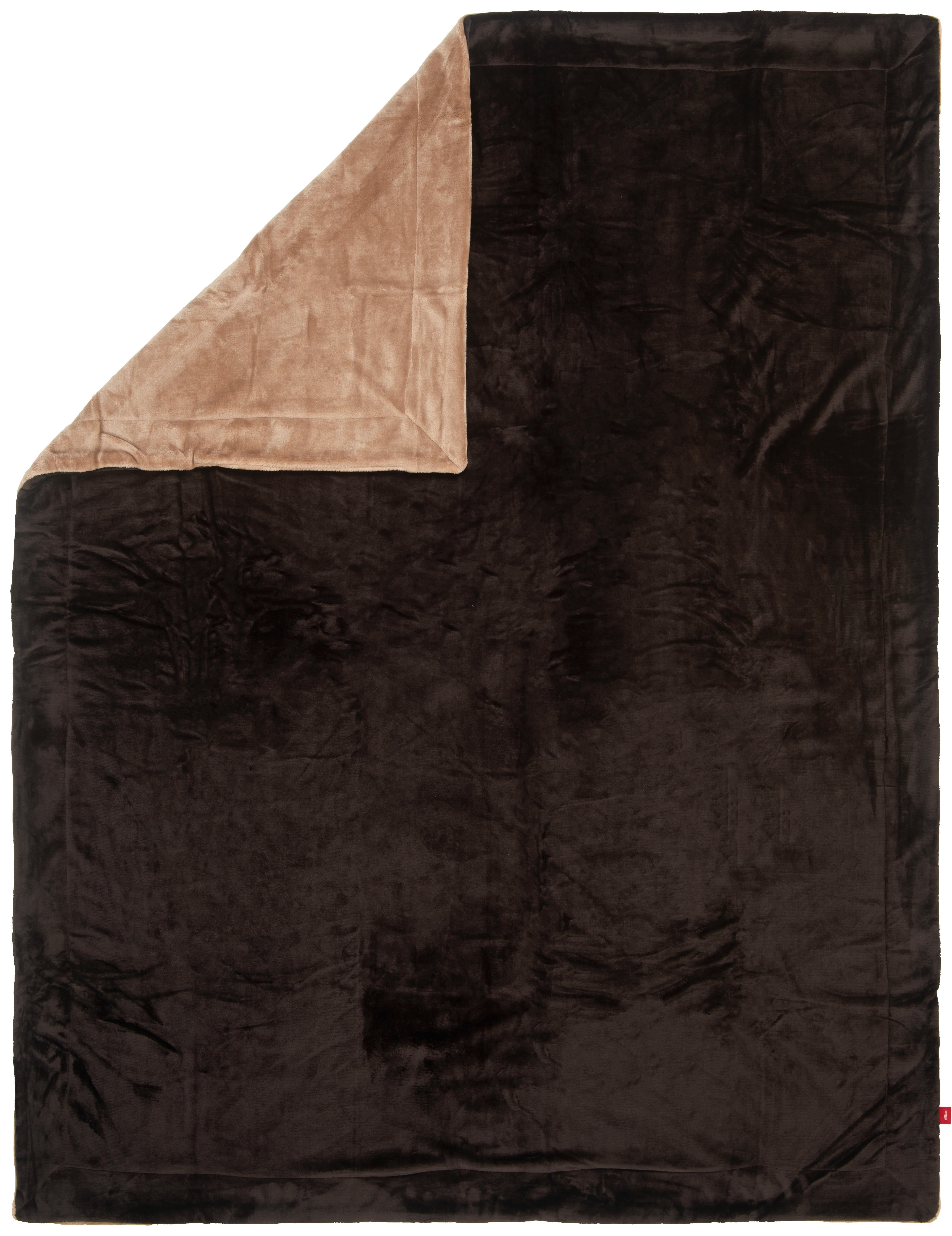 DECKE Double Soft 150/200 cm  - Beige/Braun, KONVENTIONELL, Textil (150/200cm) - S. Oliver