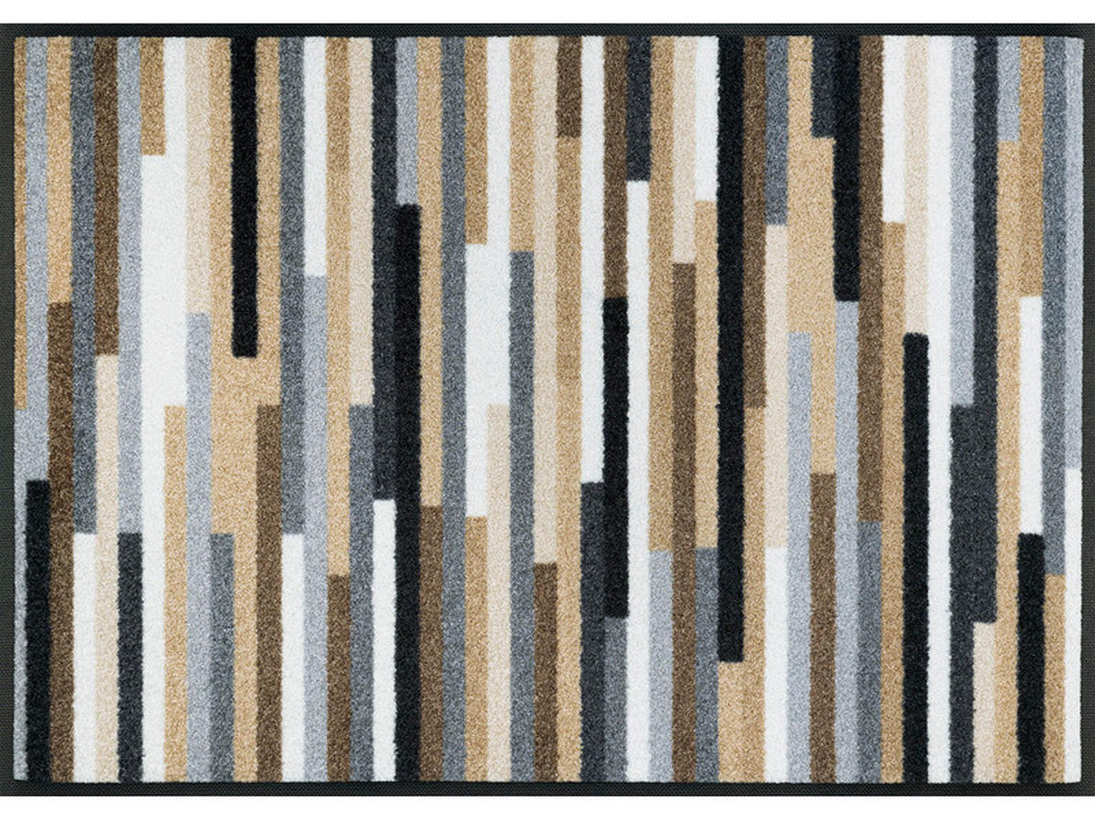 FUßMATTE  60/85 cm  Beige, Braun, Grau  - Beige/Braun, KONVENTIONELL, Kunststoff/Textil (60/85cm) - wash+dry