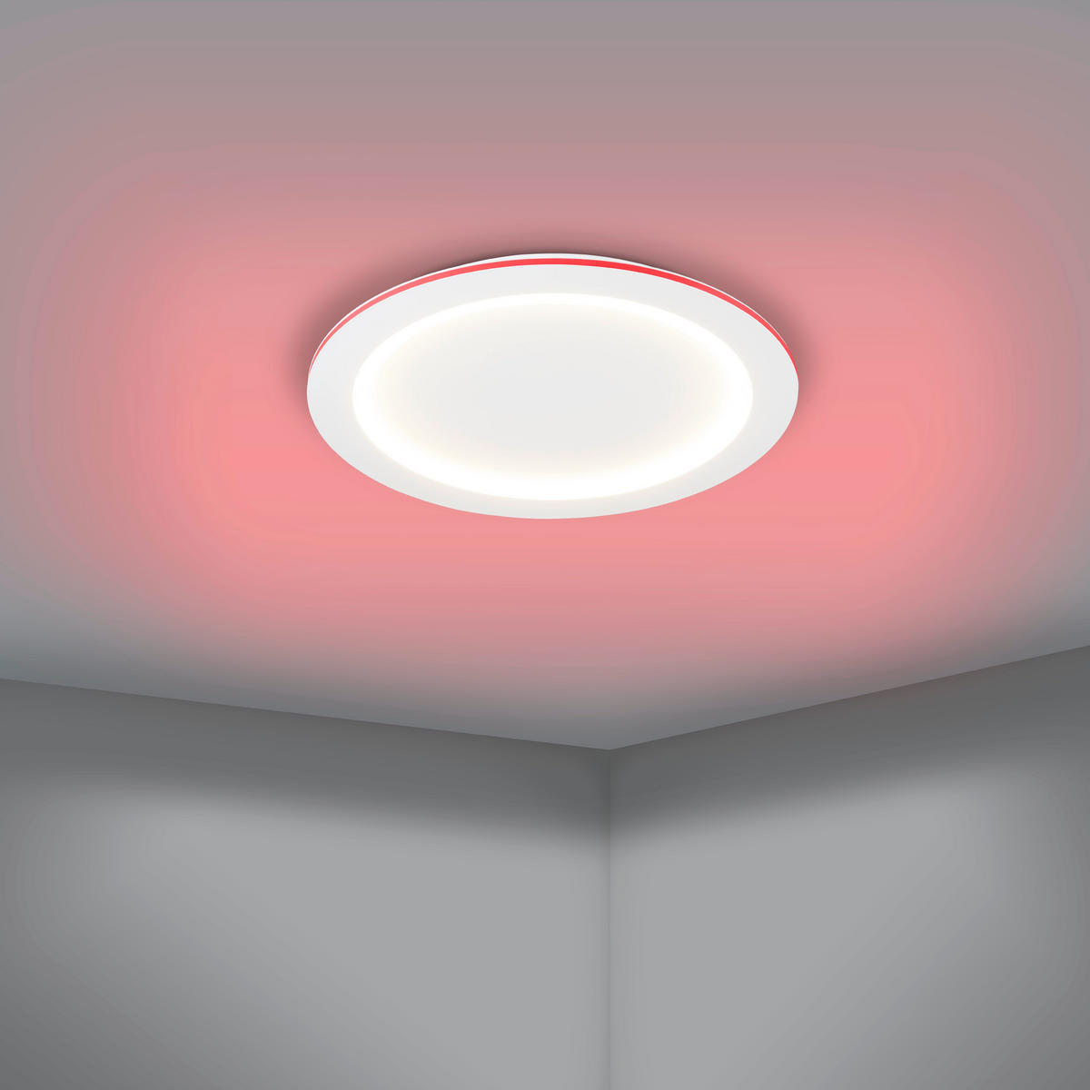 LED-DECKENLEUCHTE 35 W   59,5 cm   - Weiss, Basics, Kunststoff/Metall (59,5cm) - Eglo