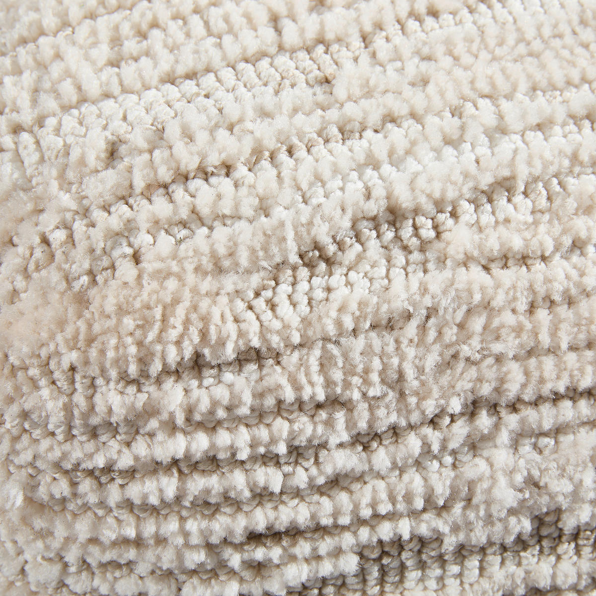 POUF Uni Beige 40/40/40 cm  - Beige/Naturfarben, Trend, Textil (40/40/40cm) - Novel