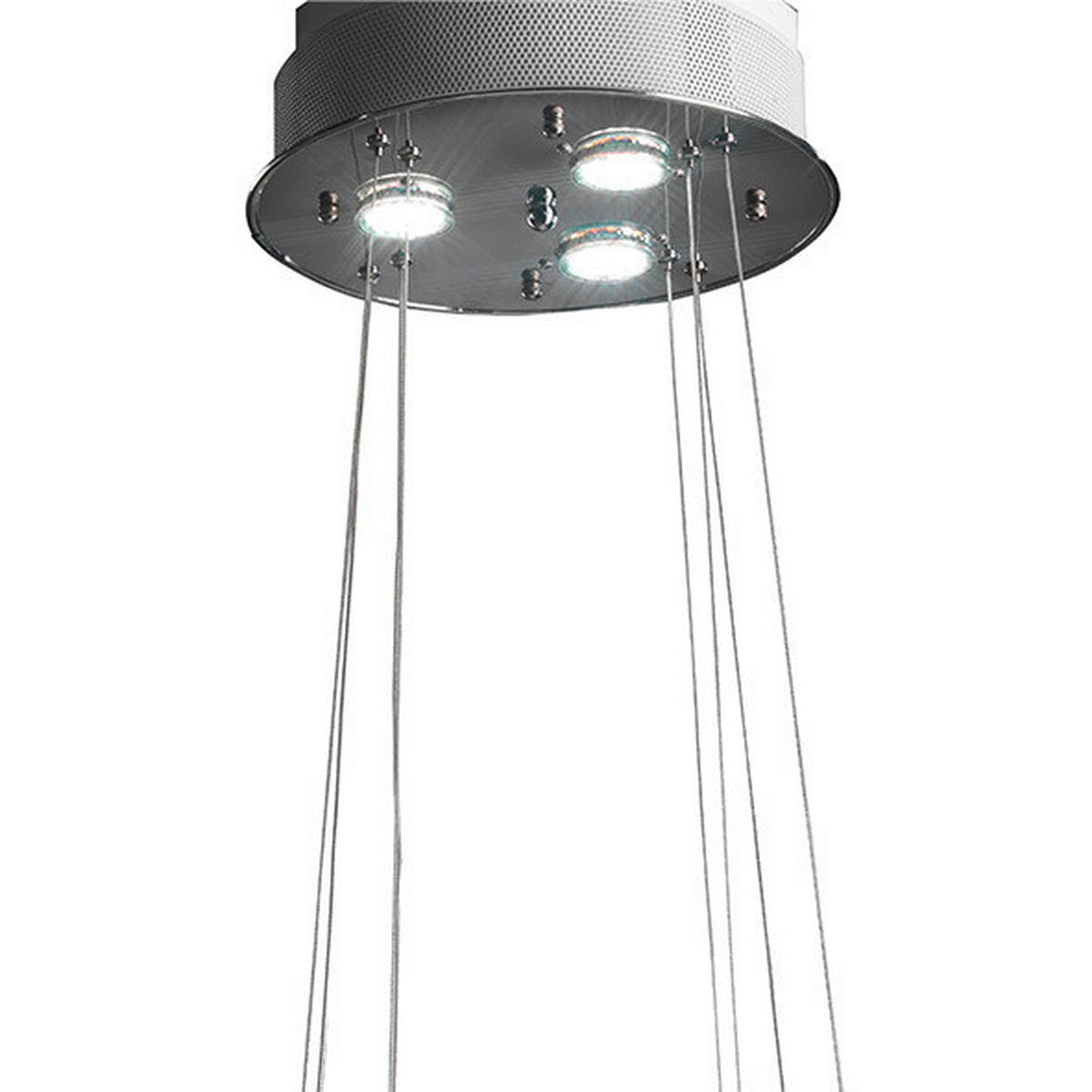 LED-HÄNGELEUCHTE 45/120 cm  - Chromfarben, Design, Metall (45/120cm)