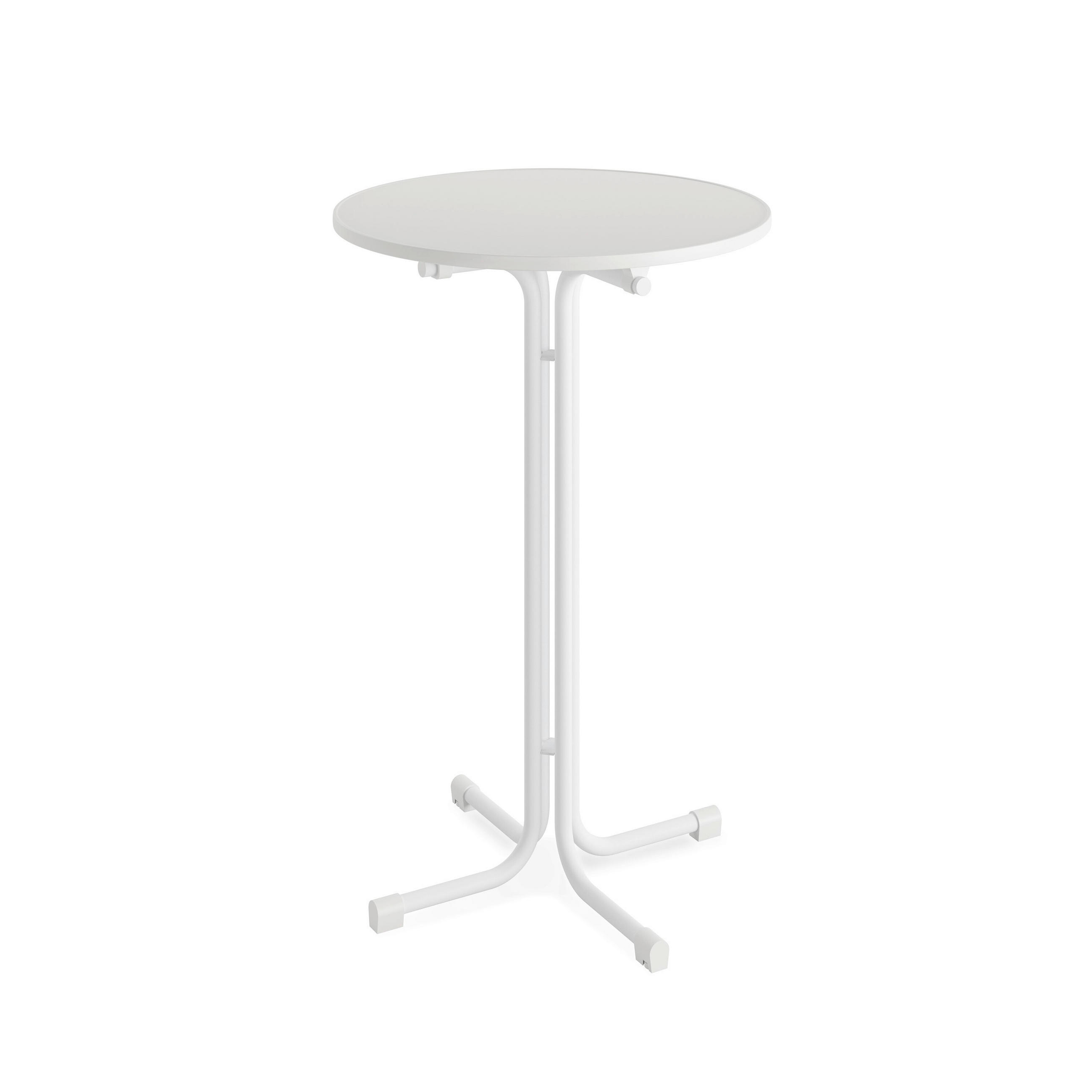 GARTEN-BARTISCH in Holz, Metall, Kunststoff   - Weiß, LIFESTYLE, Holz/Kunststoff (70/109/70cm)