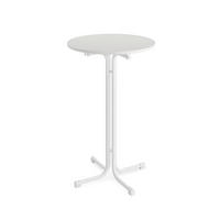 GARTEN-BARTISCH in Holz, Metall, Kunststoff   - Weiß, LIFESTYLE, Holz/Kunststoff (80/109/80cm)