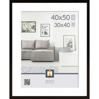 RÁM NA OBRAZY, 1 foto 40 cm x 50 cm - čierna, Basics, plast (42/52/2,5cm)