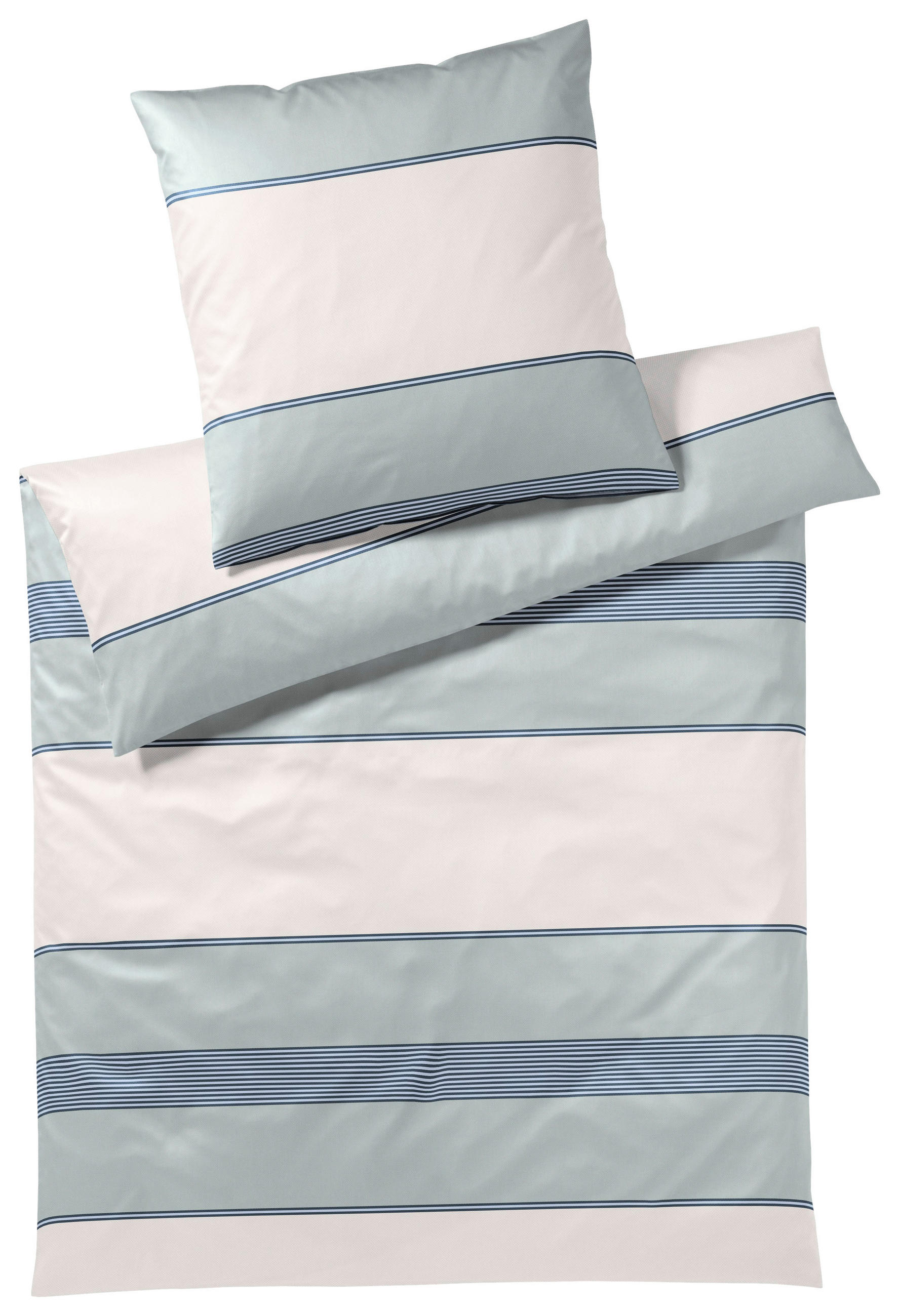 BETTWÄSCHE Rise Makosatin 200/220 cm  - Beige/Mintgrün, Design, Textil (200/220cm) - Joop!