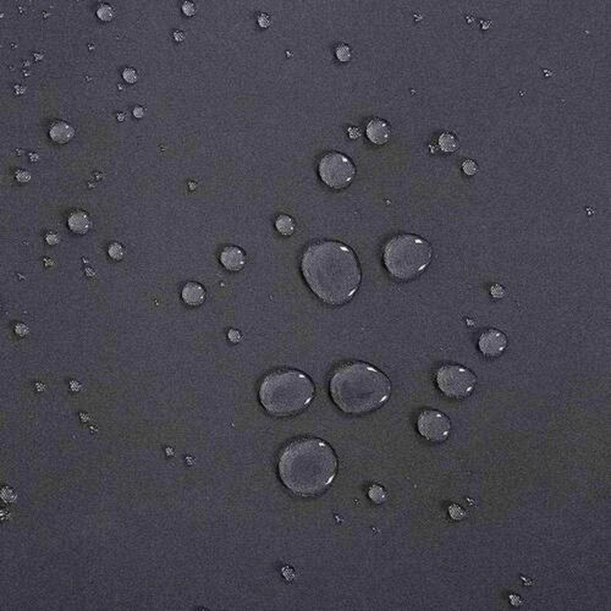 MARKISE - Anthrazit/Alufarben, Basics, Textil/Metall (350/160cm) - Modante