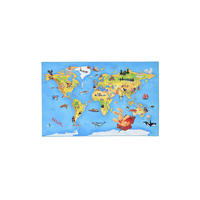 SPIELTEPPICH 100/160 cm Felix der Hase  - Multicolor, Trend, Textil (100/160cm)