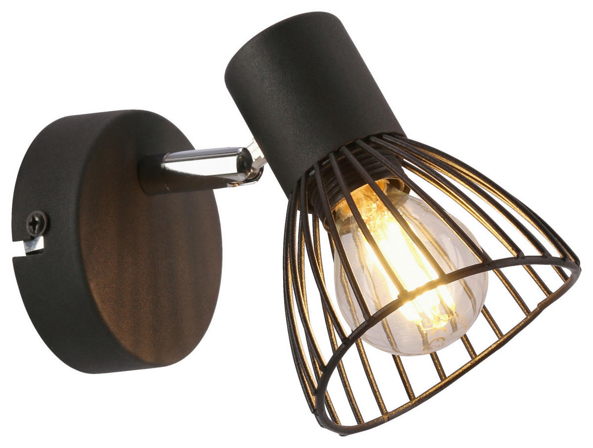 WANDSTRAHLER 8/12/12 cm   - Schwarz, Basics, Metall (8/12/12cm)