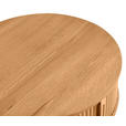 COUCHTISCH Eiche furniert, massiv 80/80/41 cm rund Eichefarben  - Eichefarben, Natur, Holz/Holzwerkstoff (80/80/41cm) - Waldwelt