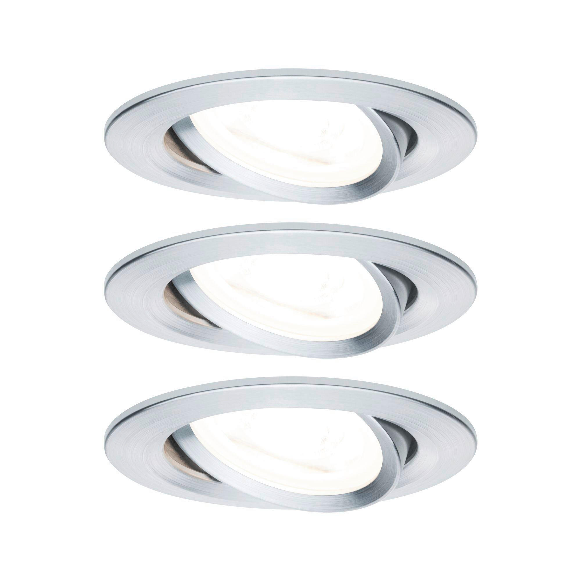 LED-EINBAUSPOT SET 8,4/8,4/7,5 cm  - Design (8,4/8,4/7,5cm) - Paulmann