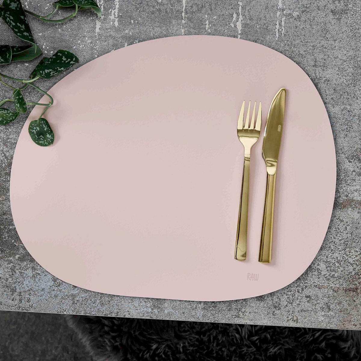 TISCHSET RAW Textil Hellrosa 33,5/41 cm  - Hellrosa, Basics, Textil (33,5/41cm) - Aida