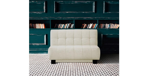 SCHLAFSOFA  in Naturfarben  - Schwarz/Naturfarben, Design, Textil/Metall (125/92/102cm) - Novel