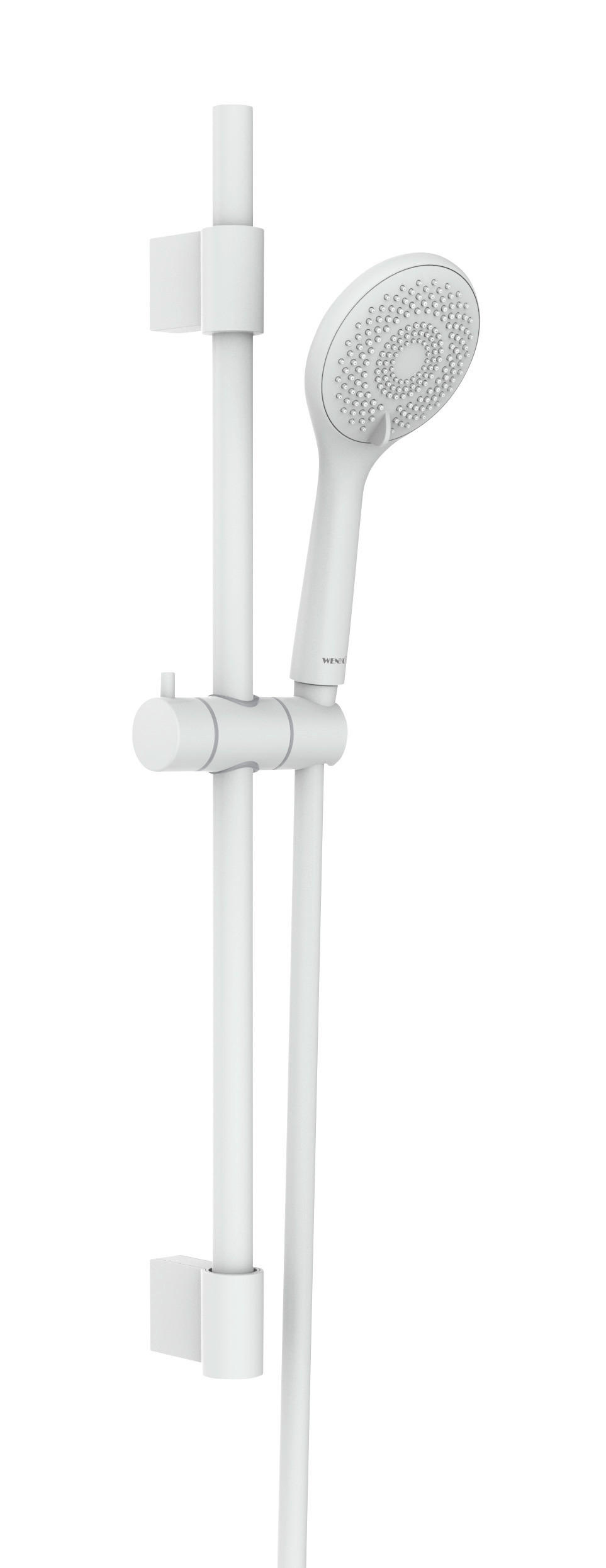 BRAUSEGARNITUR  - Weiß, Basics, Metall (13/70/8cm) - Wenko