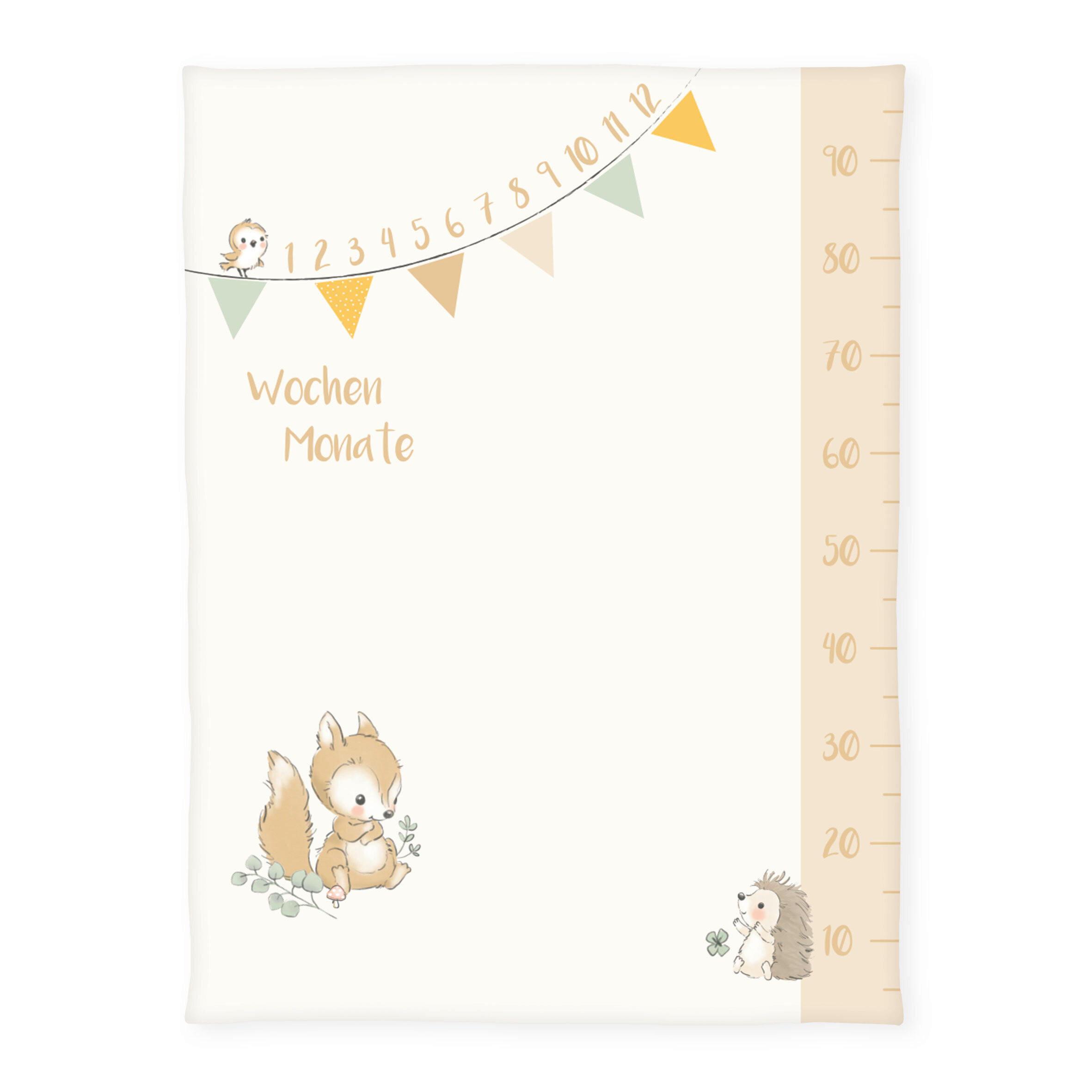 BABYDECKE 75/100 cm  - Hellbraun/Greige, Basics, Textil (75/100cm) - Herding