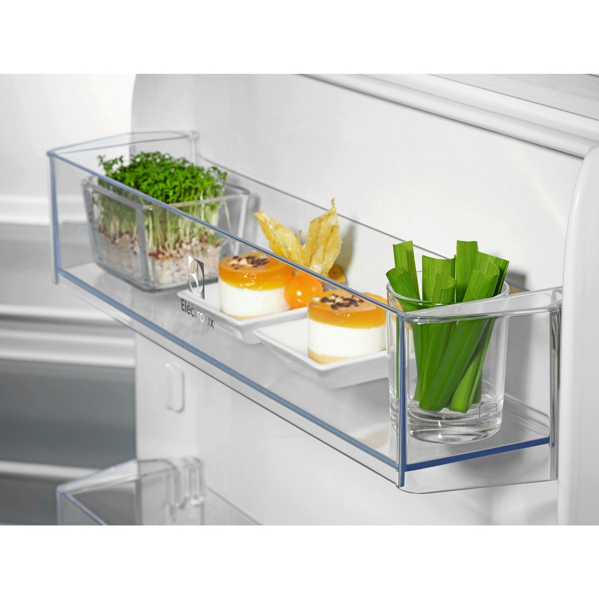 KÜHLSCHRANK 54,6/177,2/54,9 cm EFD6DE18S1  - Weiß, Basics, Glas/Kunststoff (54,6/177,2/54,9cm) - Electrolux