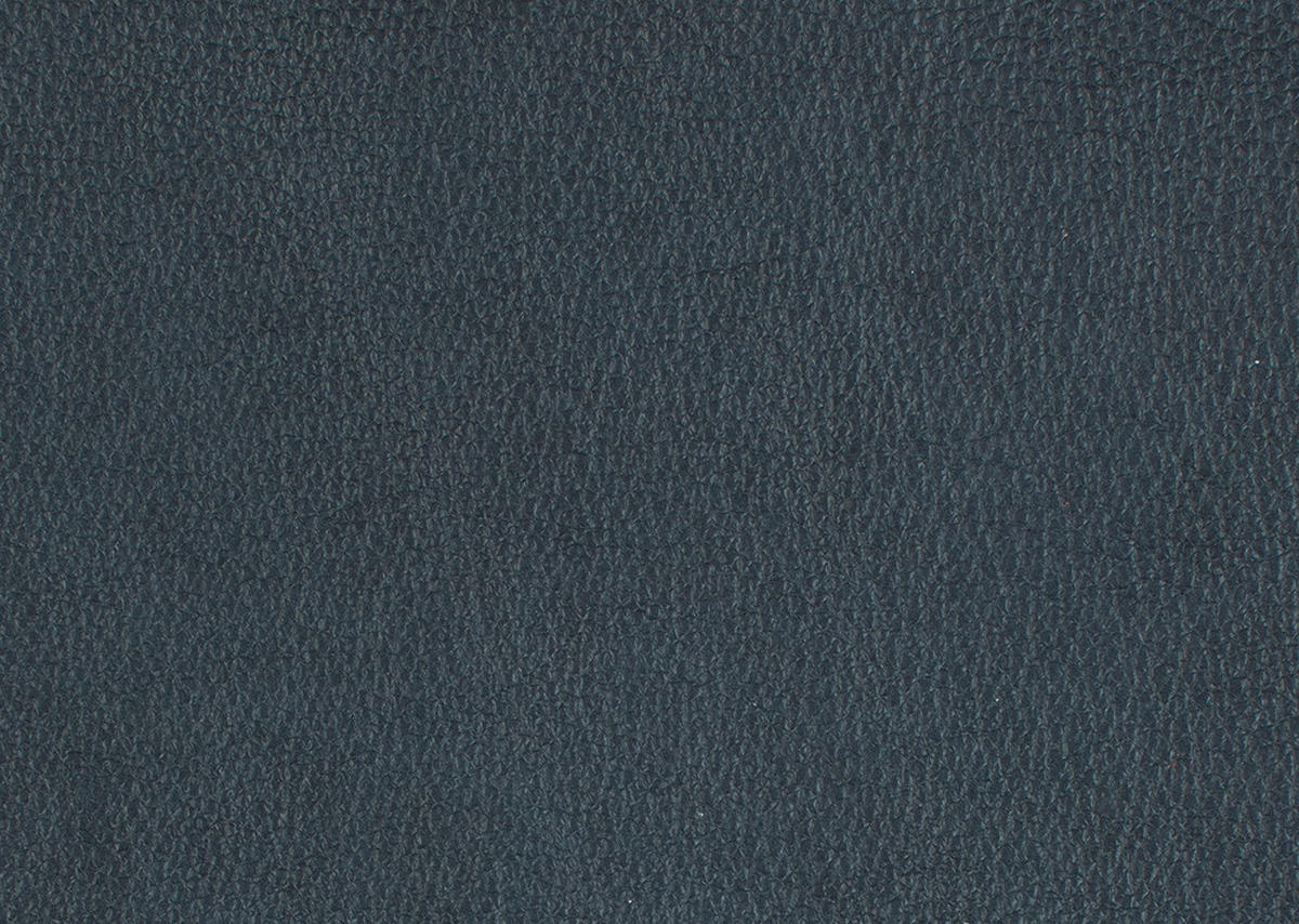 ECKSOFA in Echtleder Dunkelblau  - Bronzefarben/Dunkelblau, Design, Leder/Holz (176/314cm) - Valnatura
