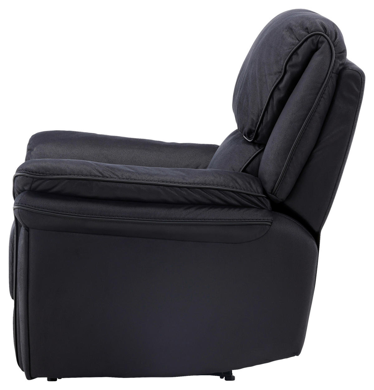 FERNSEHSESSEL  mit Schwarz  - Schwarz, Design, Kunststoff/Textil (104/103/99cm) - Livetastic