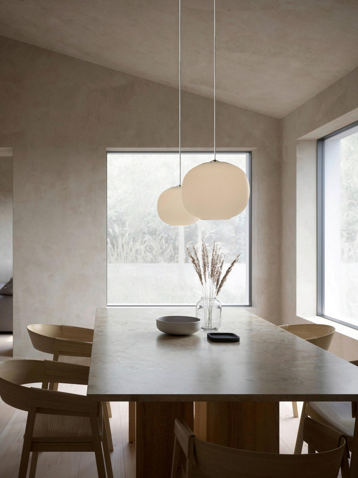 PENDELLEUCHTE Navone 30/26,5 cm  - Weiß, Design, Glas (30/26,5cm) - Nordlux