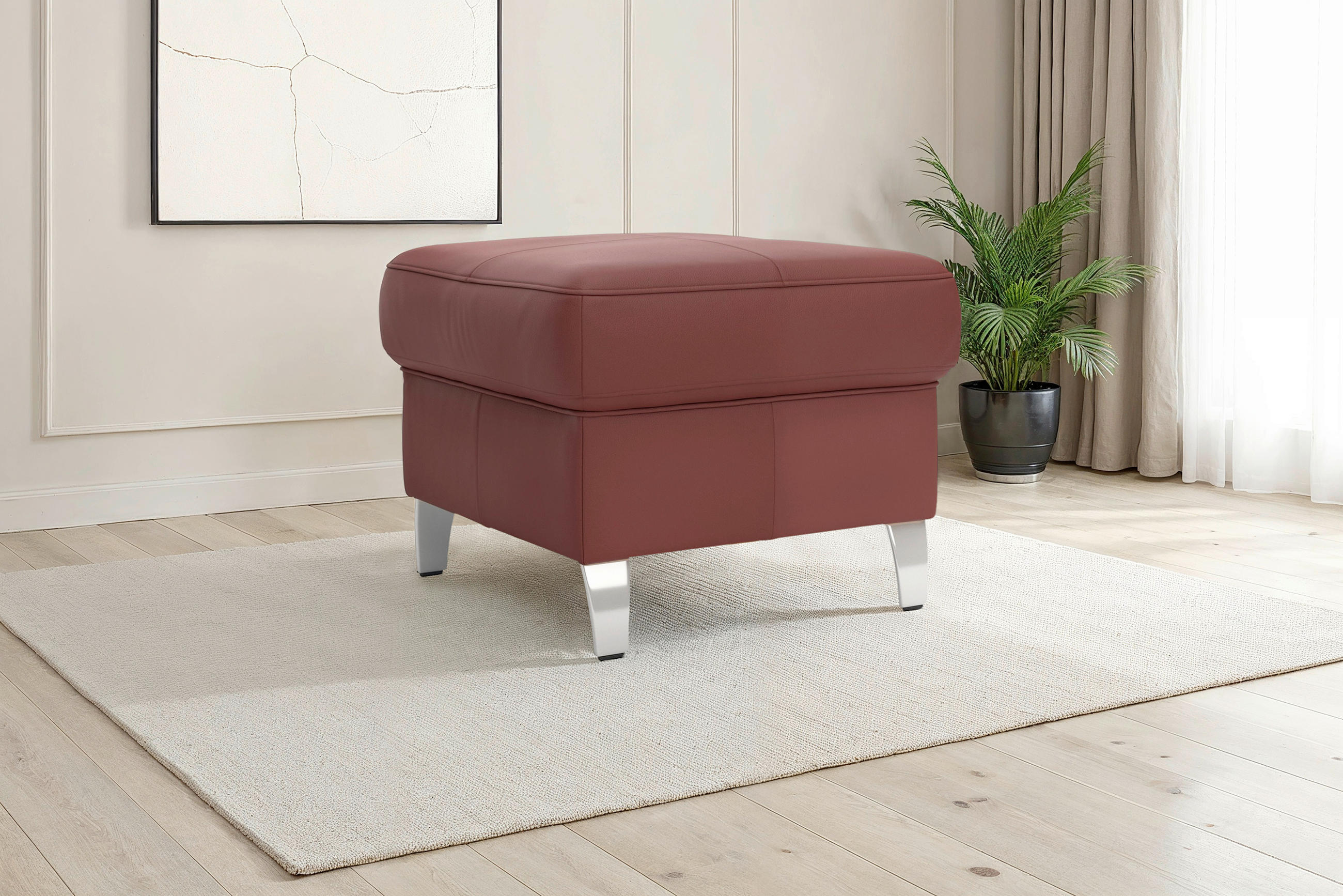 Sit & More Hocker Arngast E Rotbraun 58x48x58 cm