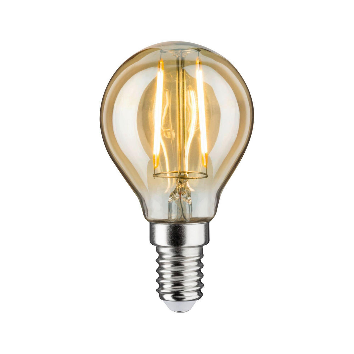 DEKO-LEUCHTMITTEL E14  2,6 W  - Goldfarben, Basics, Glas (4,5/7,8cm) - Paulmann