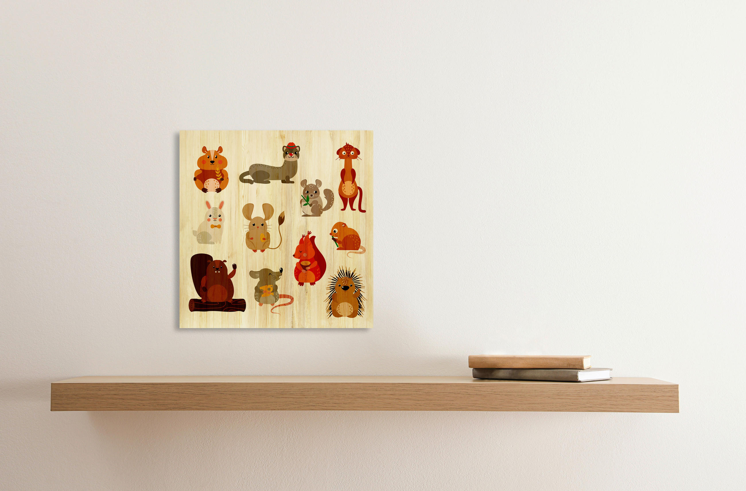 BABYWANDDEKO - Multicolor, Basics, Holz (30/30/3cm)