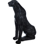 DEKOLEOPARD - Schwarz, LIFESTYLE, Glas (51/28/68cm) - Ambia Home