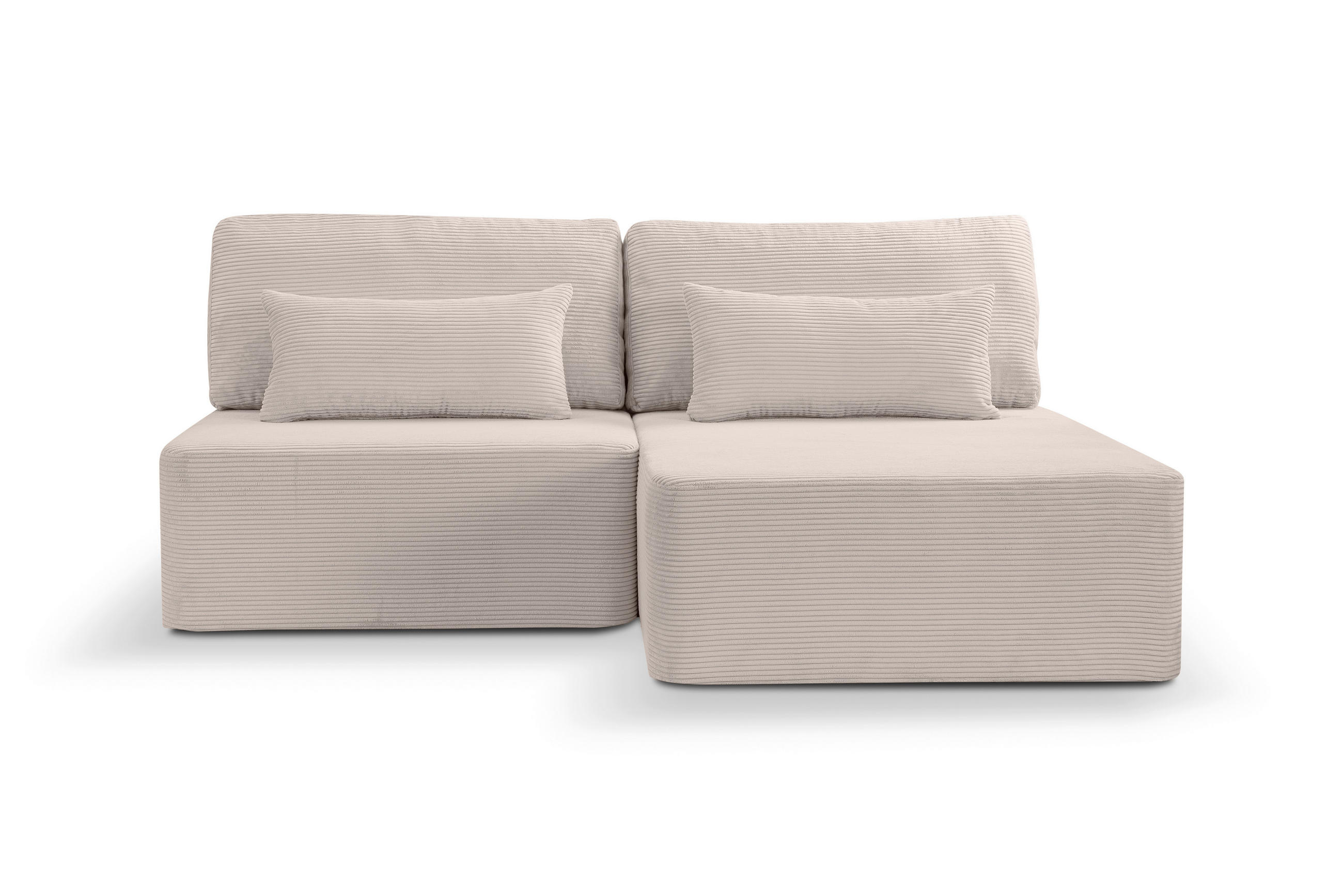 Mid.you Ecksofa Amsterix Greige 213x158 cm
