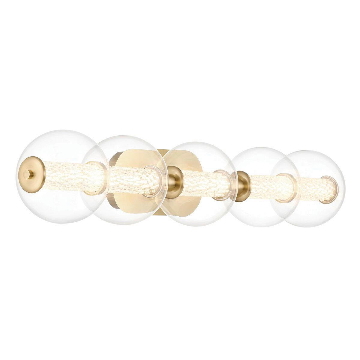 LED-WANDLEUCHTE Eurofase   - Goldfarben, Basics, Glas/Metall (17/96,7/21,1cm) - Elstead Lighting