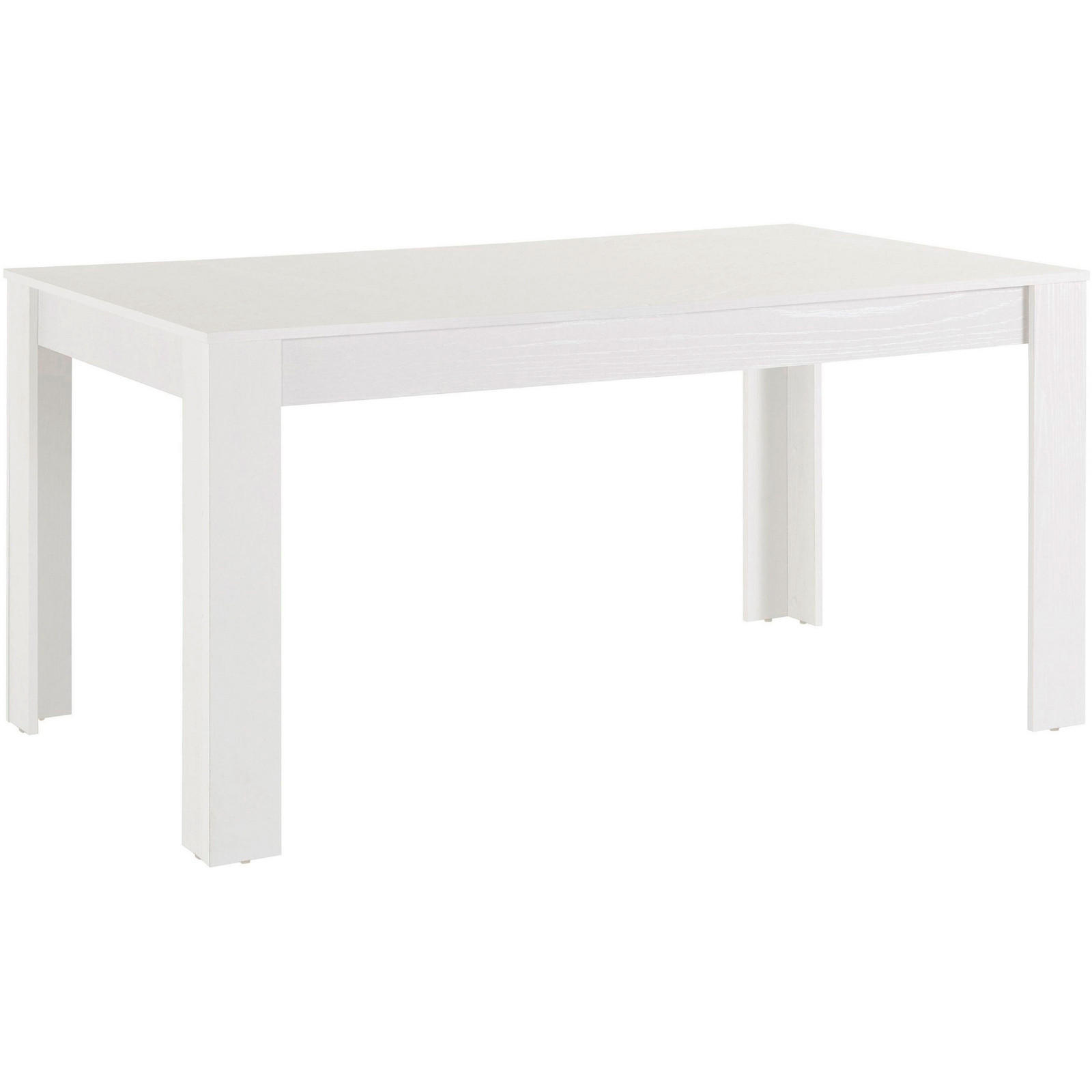 ESSTISCH rechteckig Weiß  - Weiß, Design, Holzwerkstoff (160/75/90cm) - MID.YOU