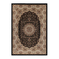 WEBTEPPICH 240/340 cm Kashmir Schwarz  - Schwarz, Design, Textil (240/340cm)