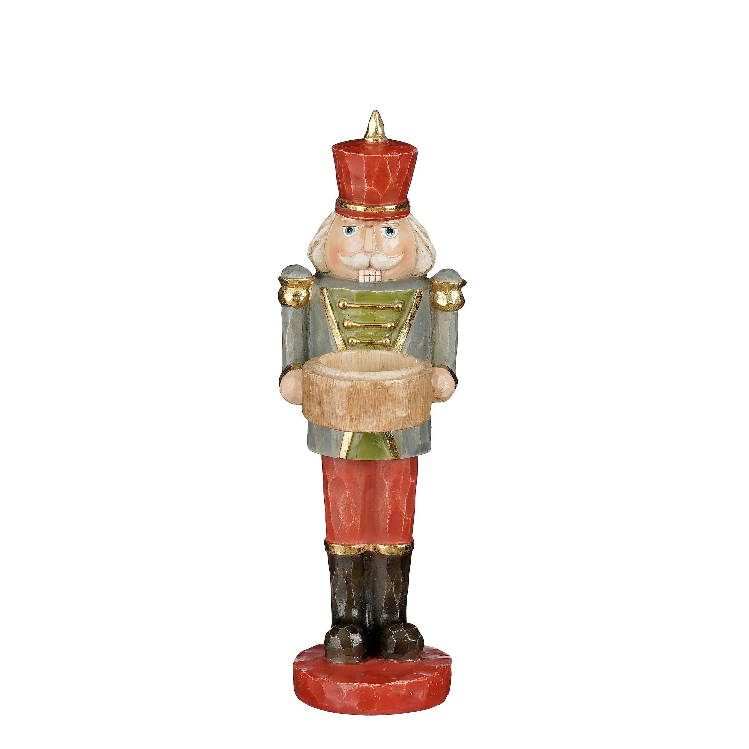 DRŽALO ZA ČAJNO SVEČKO - zelena, Basics, umetna masa (11/8.5/27cm)