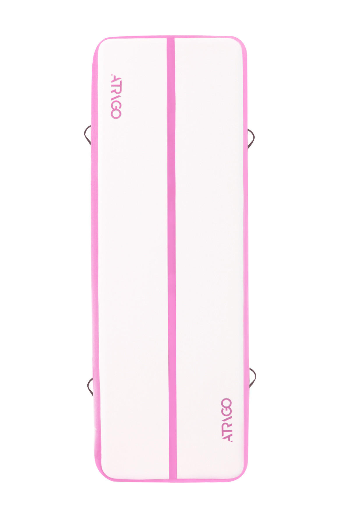 GYMNASTIKMATTE aufblasbar Rosa, Weiß  - Rosa/Weiß, KONVENTIONELL, Kunststoff (300/100/20cm) - Atrigo