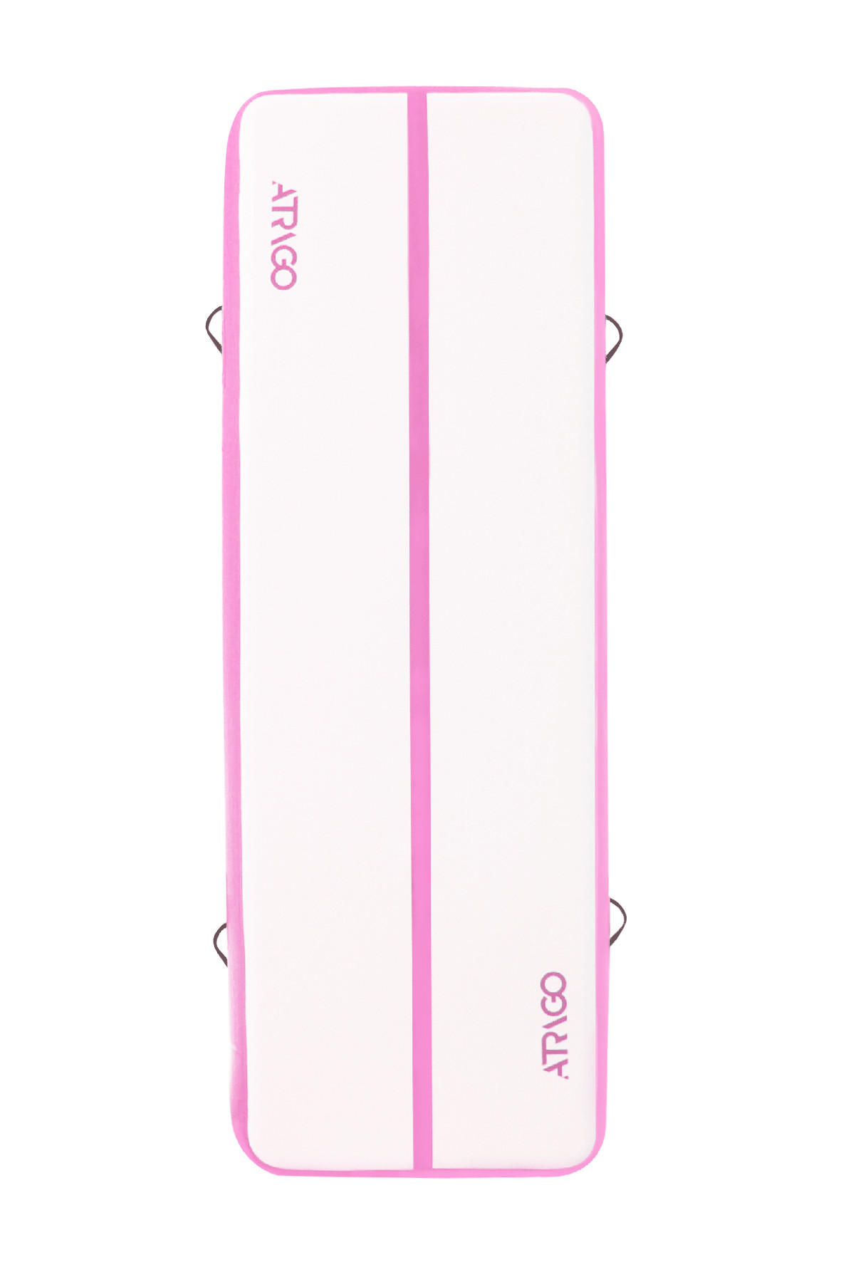 GYMNASTIKMATTE aufblasbar 300/100/20 cm  - Rosa/Weiß, KONVENTIONELL, Kunststoff (300/100/20cm) - Atrigo