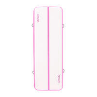 GYMNASTIKMATTE aufblasbar  - Rosa/Weiß, KONVENTIONELL, Kunststoff (300/100/20cm) - Atrigo