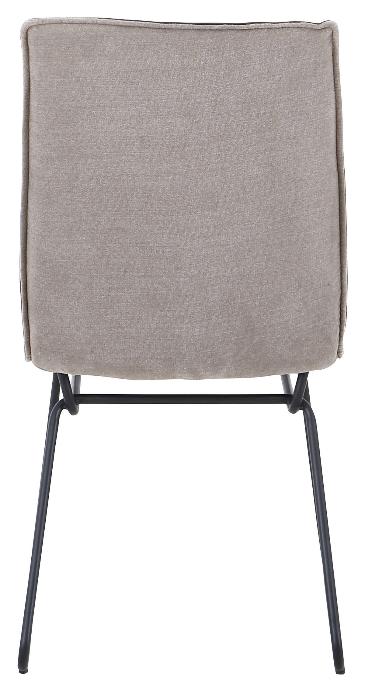 STOLICA  braon       - boja hroma/braon, Dizajnerski, metal/tekstil (47/89/64cm) - Carryhome